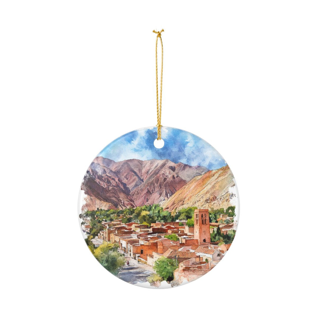 Purmamarca Argentina Ornament: Unique Purmamarca Souvenir, Purmamarca Argentina Xmas Decor, and Authentic Purmamarca Gift