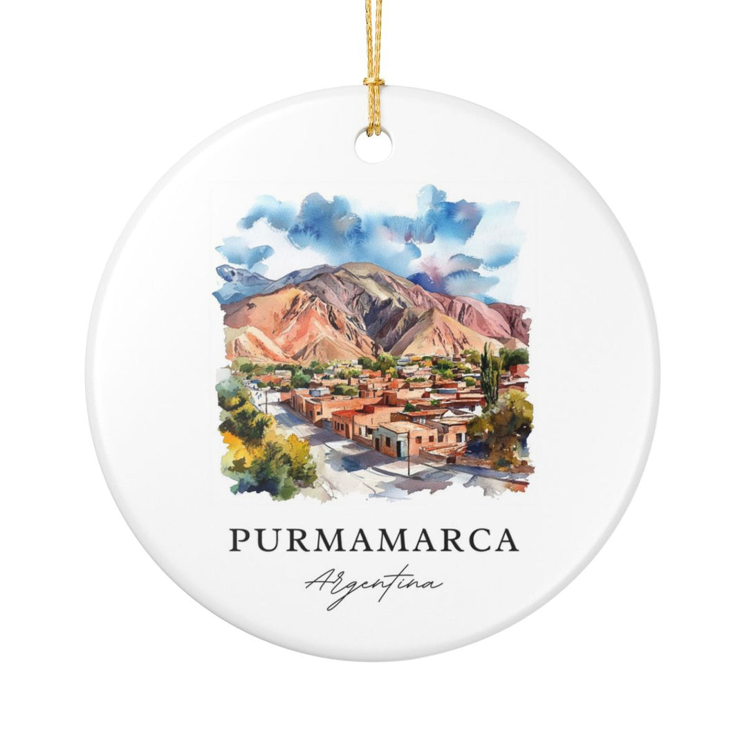 Purmamarca Argentina Ornament: Unique Purmamarca Souvenir, Purmamarca Argentina Xmas Decor, and Authentic Purmamarca Gift