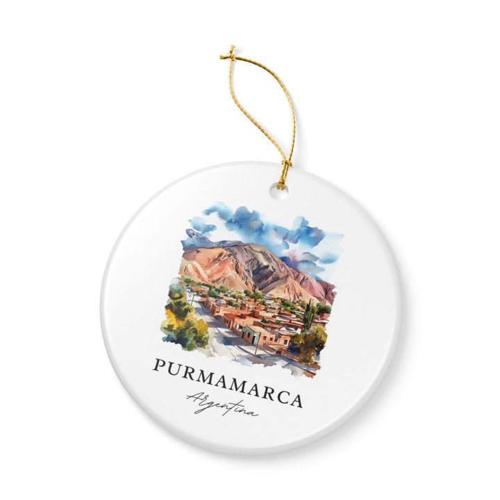 Purmamarca Argentina Ornament: Unique Purmamarca Souvenir, Purmamarca Argentina Xmas Decor, and Authentic Purmamarca Gift