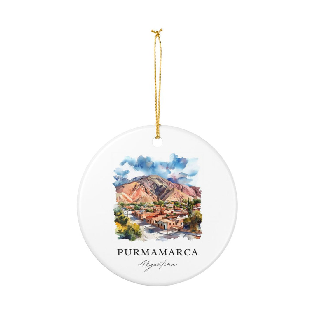 Purmamarca Argentina Ornament: Unique Purmamarca Souvenir, Purmamarca Argentina Xmas Decor, and Authentic Purmamarca Gift