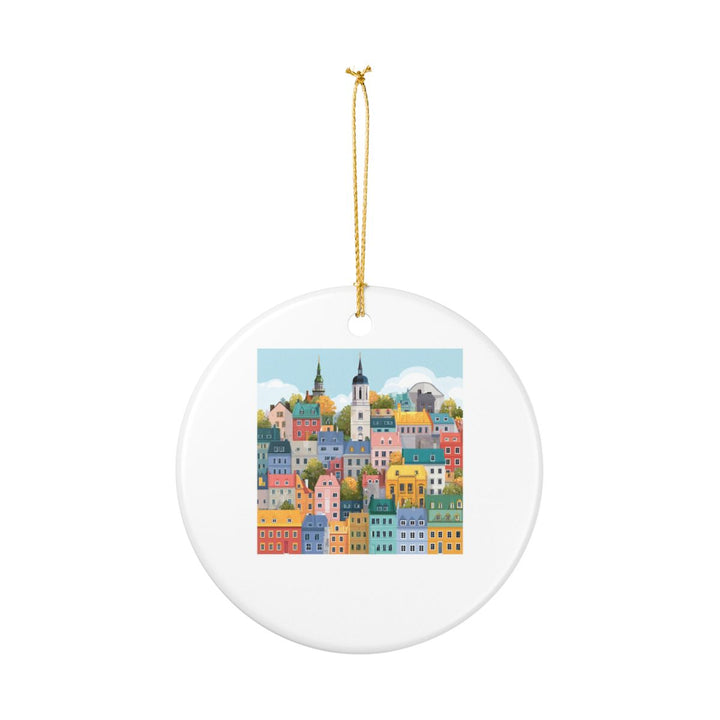 Quebec City Canada Ornament: Unique Quebec City Souvenir, Quebec City Canada Xmas Decor, and Authentic Quebec City Gift