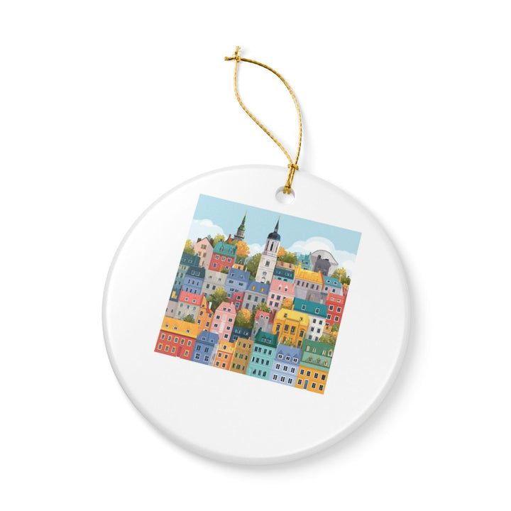 Quebec City Canada Ornament: Unique Quebec City Souvenir, Quebec City Canada Xmas Decor, and Authentic Quebec City Gift
