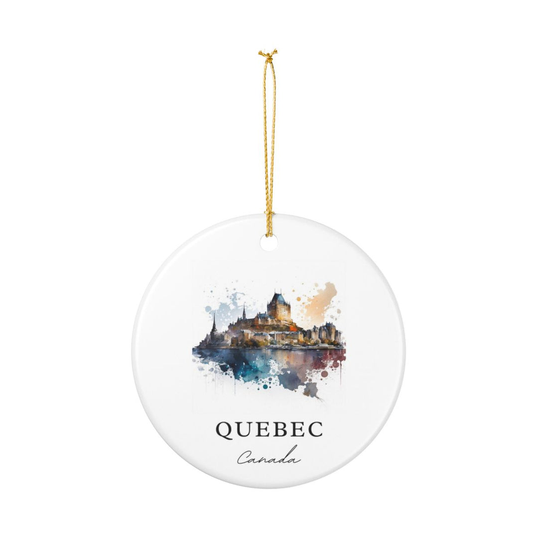 Quebec Canada Ornament: Unique Quebec Souvenir, Quebec Canada Xmas Decor, and Authentic Quebec Gift