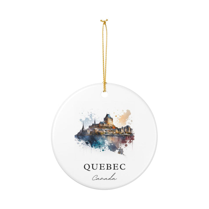 Quebec Canada Ornament: Unique Quebec Souvenir, Quebec Canada Xmas Decor, and Authentic Quebec Gift