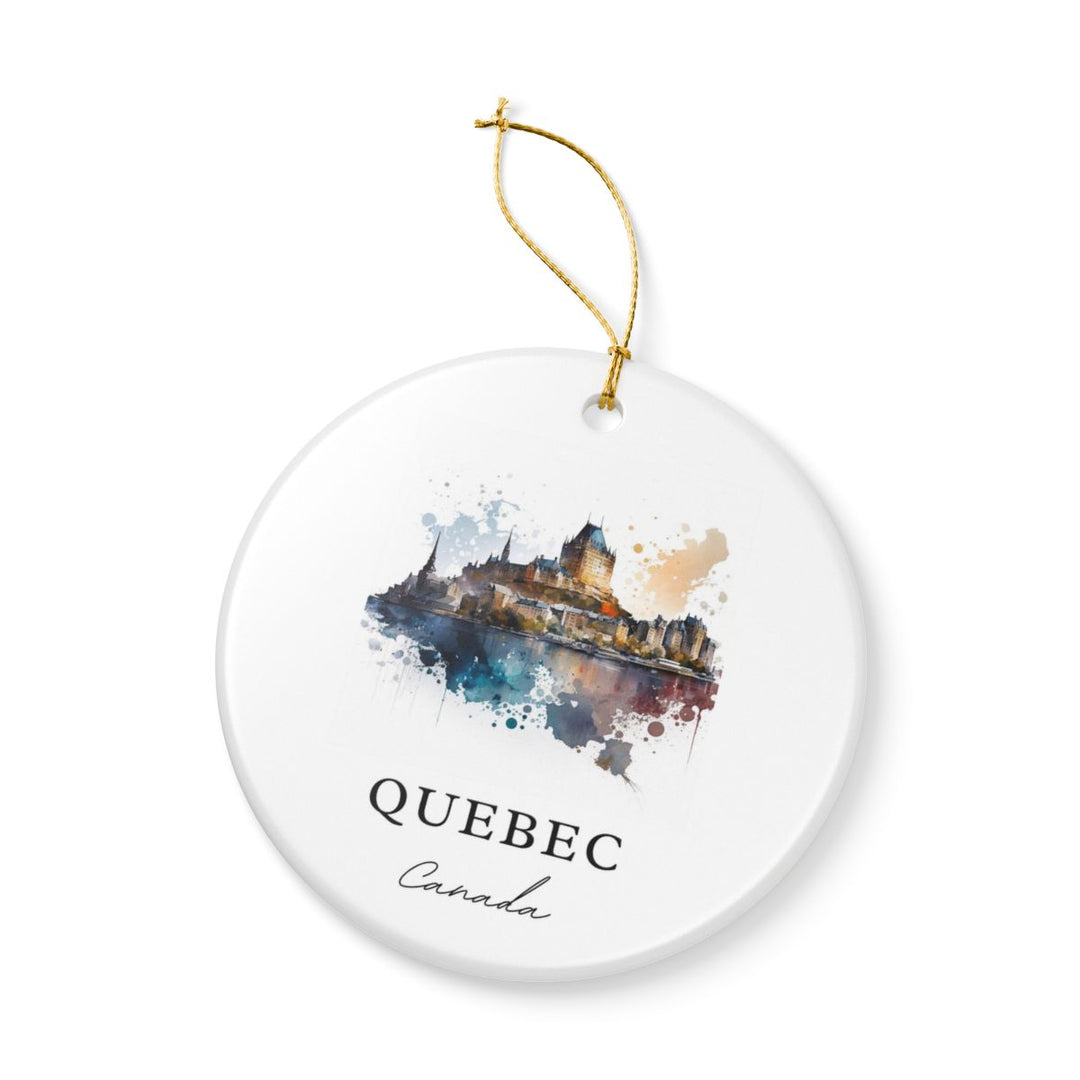 Quebec Canada Ornament: Unique Quebec Souvenir, Quebec Canada Xmas Decor, and Authentic Quebec Gift
