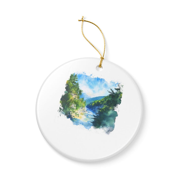 Quechee Gorge Ornament: Unique Quechee Gorge Souvenir, Quechee Gorge Xmas Decor, and Authentic Quechee Gorge Gift