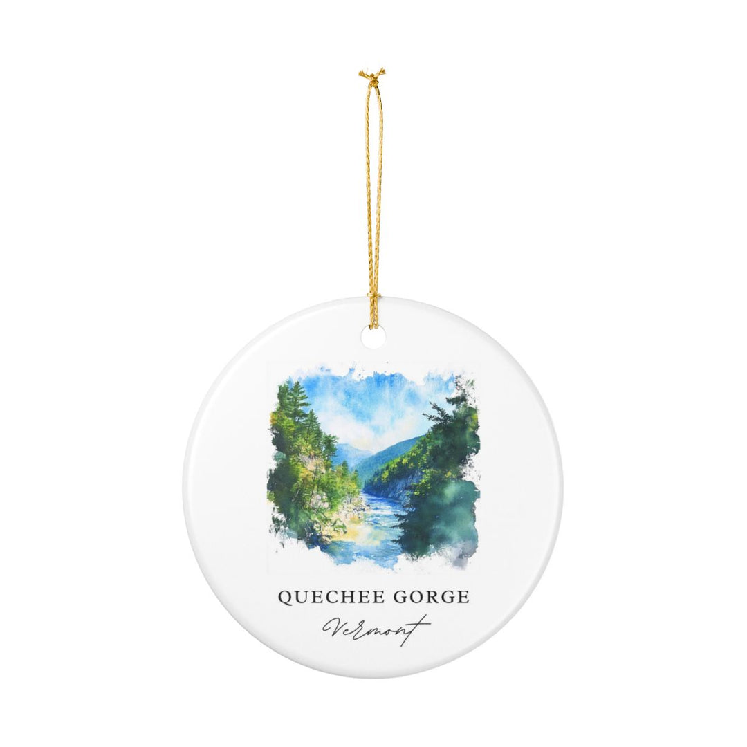 Quechee Gorge Vermont Ornament | Christmas Travel Souvenir Gift