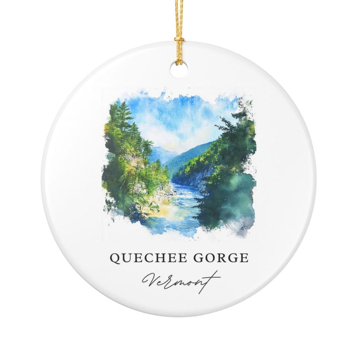 Quechee Gorge Vermont Ornament | Christmas Travel Souvenir Gift
