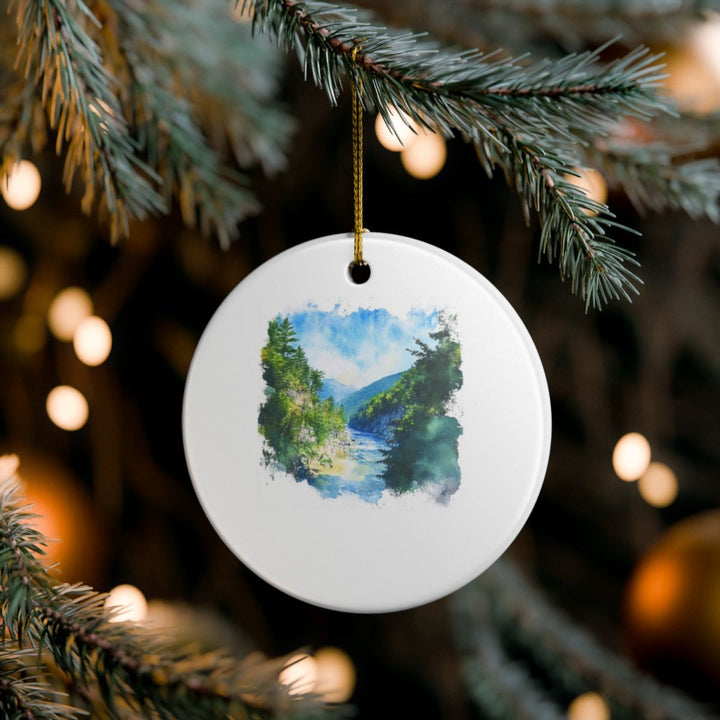 Quechee Gorge Ornament: Unique Quechee Gorge Souvenir, Quechee Gorge Xmas Decor, and Authentic Quechee Gorge Gift