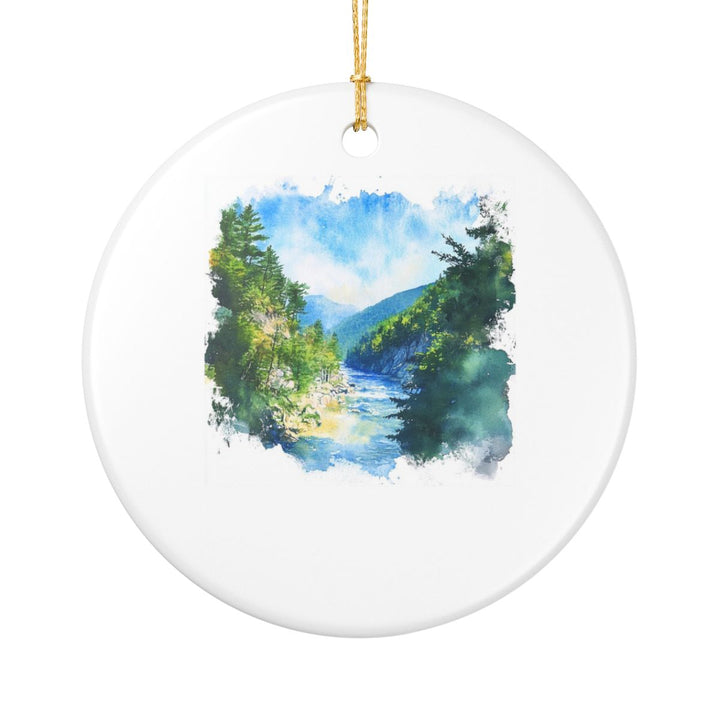 Quechee Gorge Ornament: Unique Quechee Gorge Souvenir, Quechee Gorge Xmas Decor, and Authentic Quechee Gorge Gift
