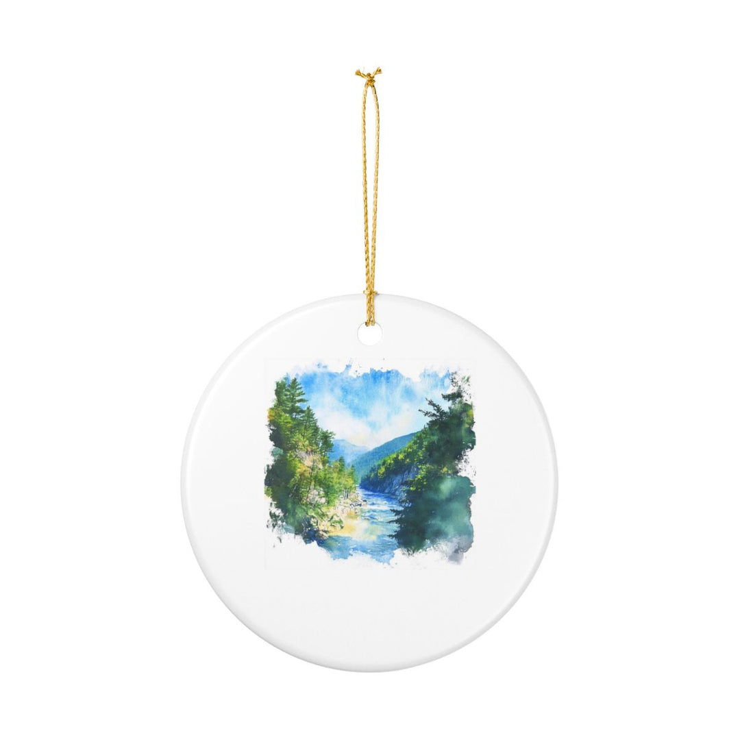 Quechee Gorge Ornament: Unique Quechee Gorge Souvenir, Quechee Gorge Xmas Decor, and Authentic Quechee Gorge Gift