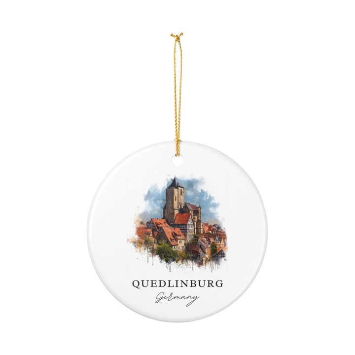 Quedlinburg Germany Ornament: Unique Quedlinburg Souvenir, Quedlinburg Germany Xmas Decor, and Authentic Quedlinburg Gift