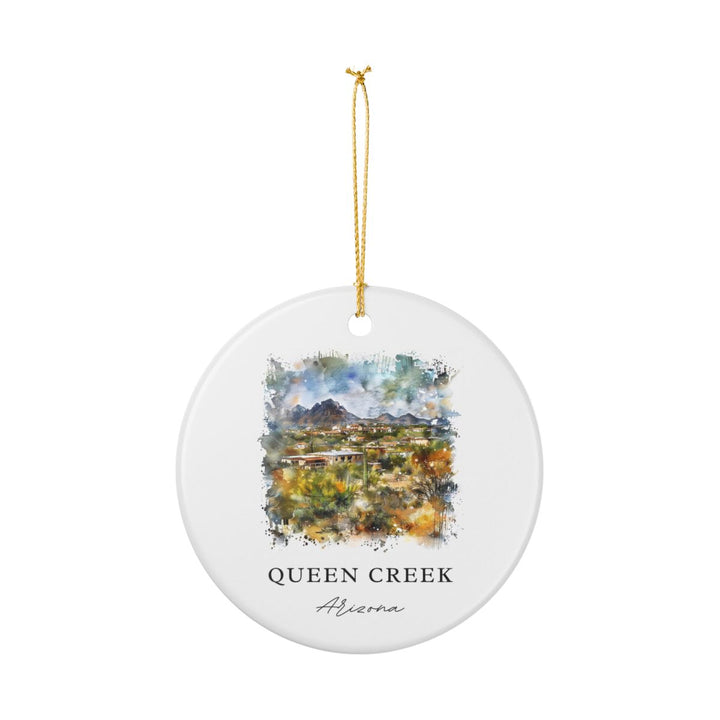 Queen Creek Arizona Ornament: Unique Queen Creek Arizona Souvenir, Queen Creek Arizona Xmas Decor, and Authentic Queen Creek Arizona Gift