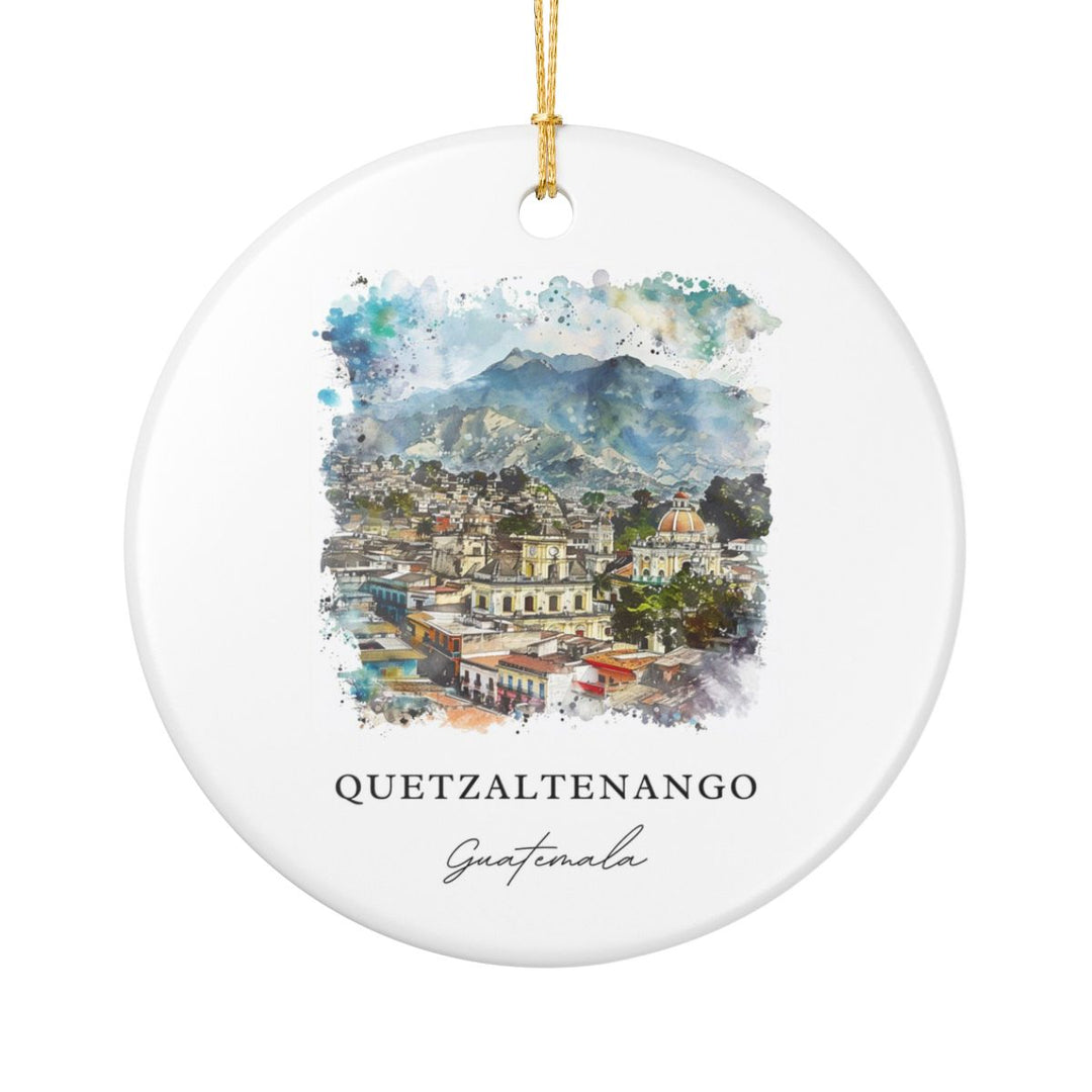 Quetzaltenango Ornament: Unique Quetzaltenango Souvenir, Quetzaltenango Xmas Decor, and Authentic Quetzaltenango Gift