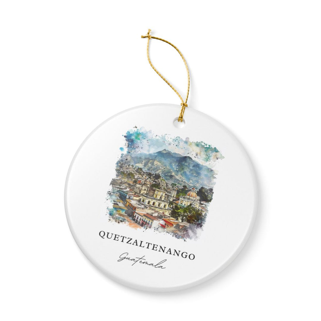 Quetzaltenango Ornament: Unique Quetzaltenango Souvenir, Quetzaltenango Xmas Decor, and Authentic Quetzaltenango Gift