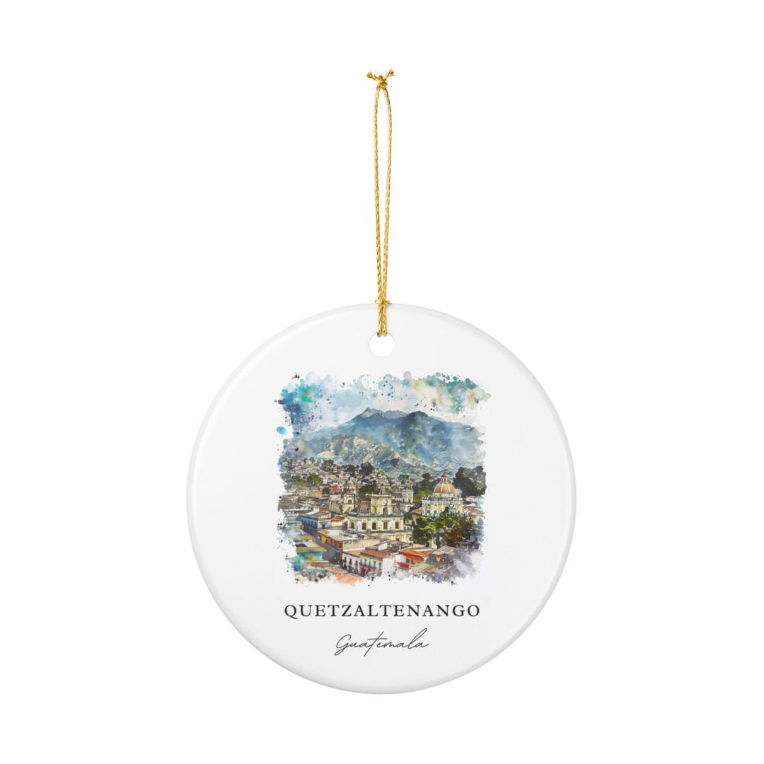 Quetzaltenango Ornament: Unique Quetzaltenango Souvenir, Quetzaltenango Xmas Decor, and Authentic Quetzaltenango Gift