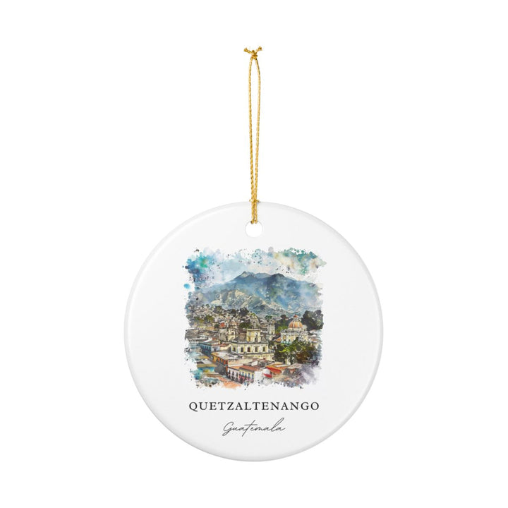 Quetzaltenango Ornament: Unique Quetzaltenango Souvenir, Quetzaltenango Xmas Decor, and Authentic Quetzaltenango Gift