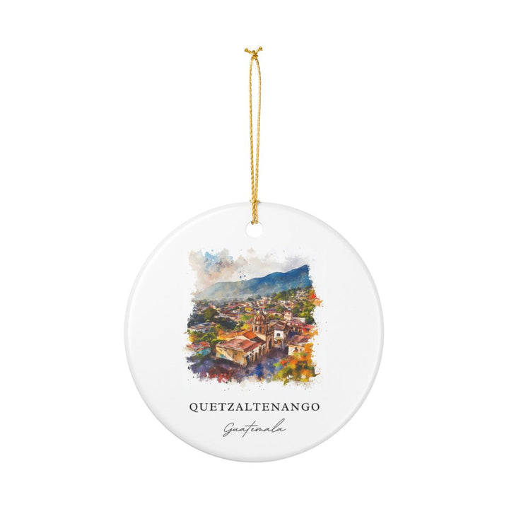 Quetzaltenango Ornament: Unique Quetzaltenango Souvenir, Quetzaltenango Xmas Decor, and Authentic Quetzaltenango Gift