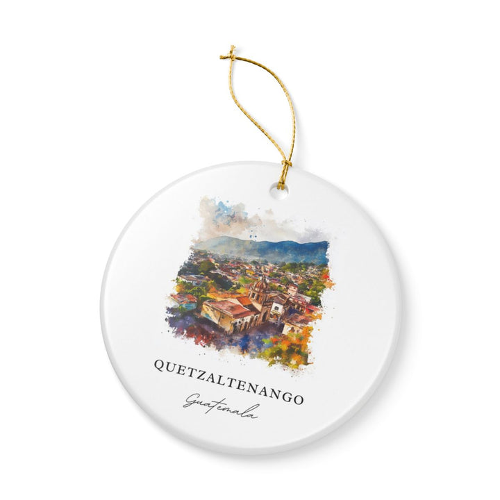 Quetzaltenango Ornament: Unique Quetzaltenango Souvenir, Quetzaltenango Xmas Decor, and Authentic Quetzaltenango Gift