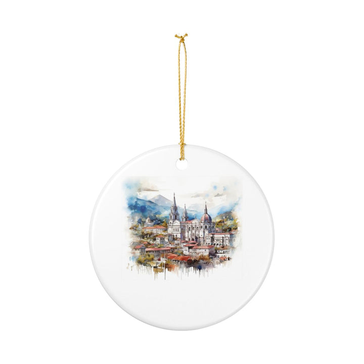 Quito Ecuador Ornament: Unique Quito Souvenir, Quito Ecuador Xmas Decor, and Authentic Quito Gift