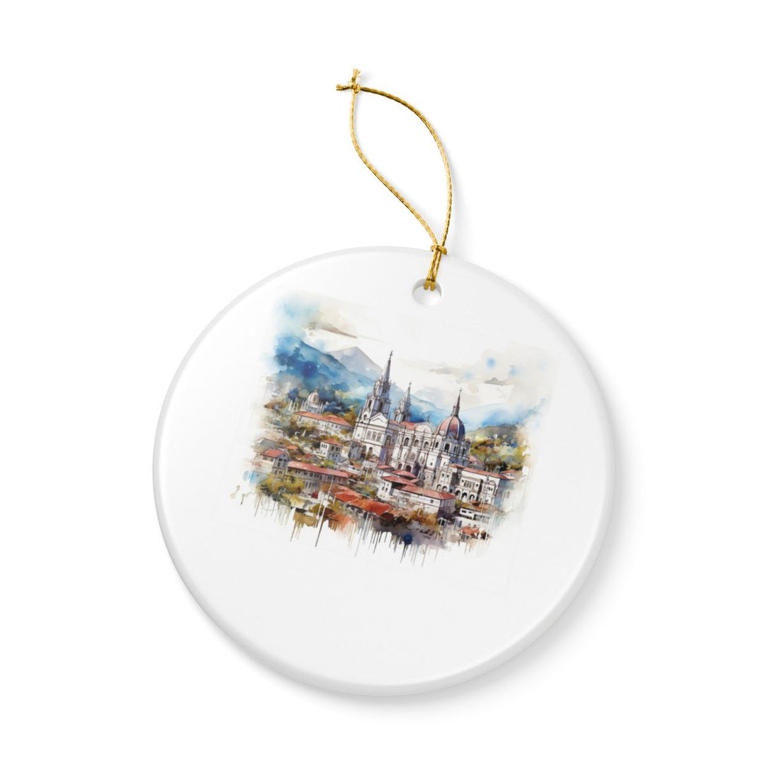 Quito Ecuador Ornament: Unique Quito Souvenir, Quito Ecuador Xmas Decor, and Authentic Quito Gift
