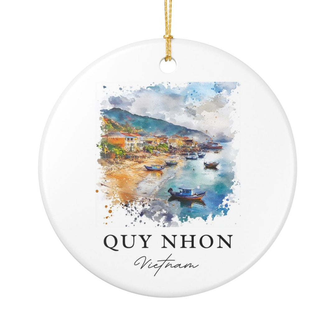 Quy Nhon Vietnam Ornament: Unique Quy Nhon Souvenir, Quy Nhon Vietnam Xmas Decor, and Authentic Quy Nhon Gift