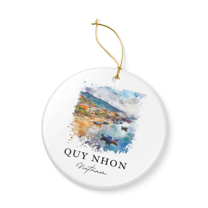 Quy Nhon Vietnam Ornament: Unique Quy Nhon Souvenir, Quy Nhon Vietnam Xmas Decor, and Authentic Quy Nhon Gift