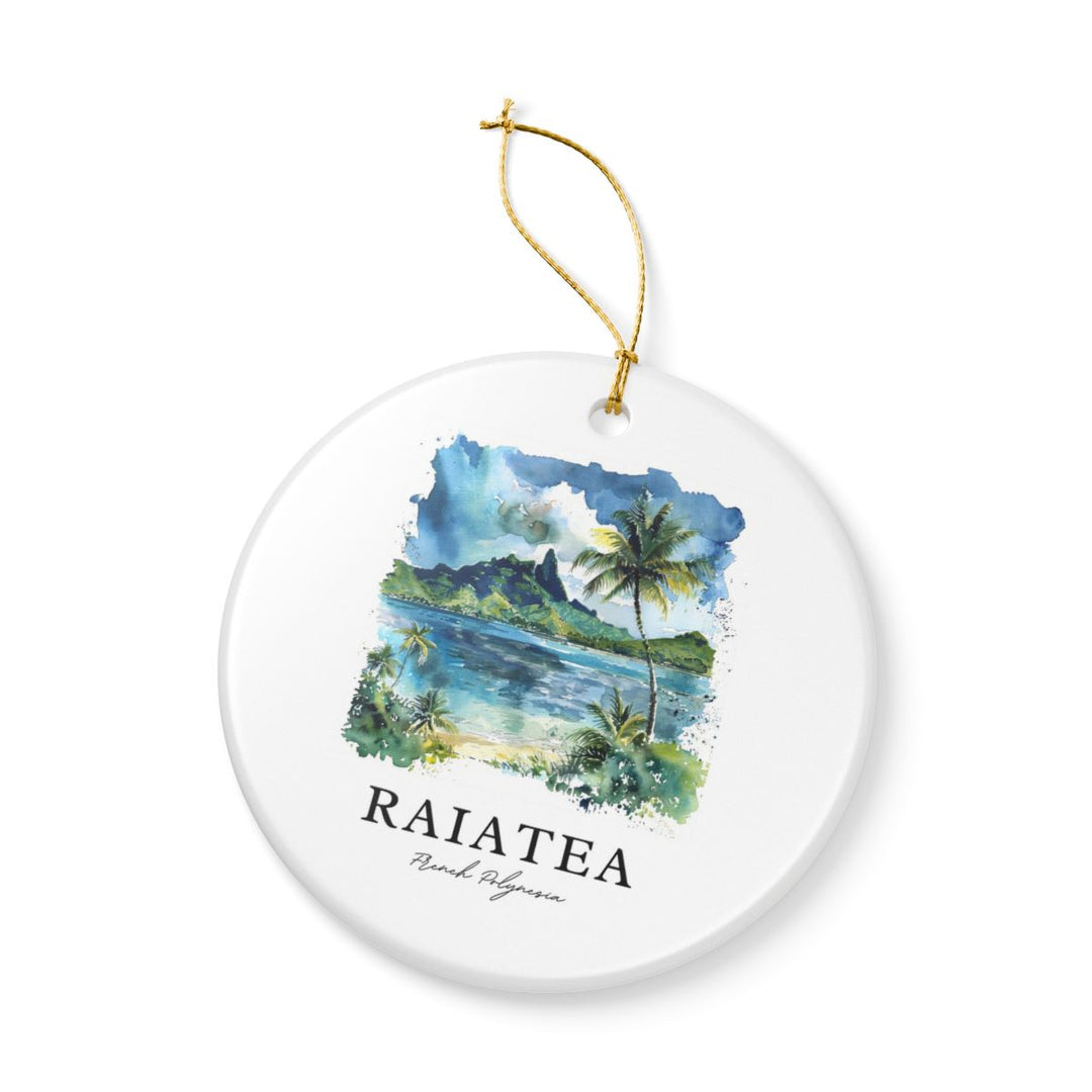 Raiatea French Polynesia Ornament: Unique Raiatea French Polynesia Souvenir, Raiatea French Polynesia Xmas Decor