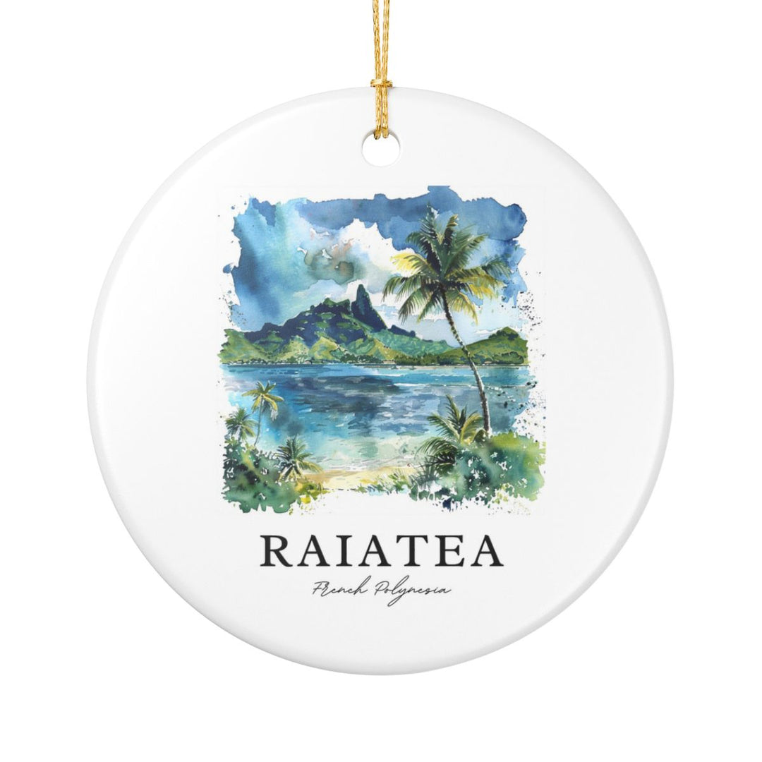 Raiatea French Polynesia Ornament: Unique Raiatea French Polynesia Souvenir, Raiatea French Polynesia Xmas Decor