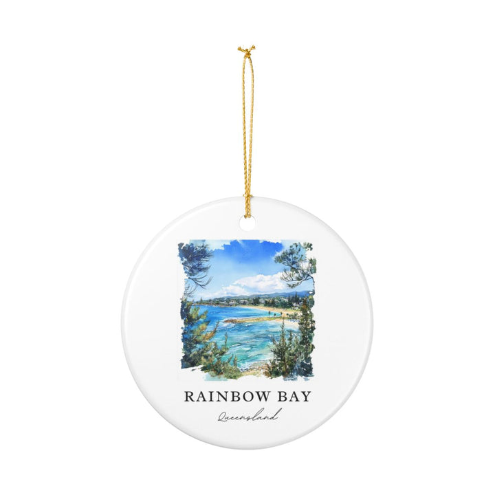 Rainbow Bay Queensland Australia Ornament: Unique Rainbow Bay Queensland Souvenir, Rainbow Bay Queensland Australia Xmas Decor