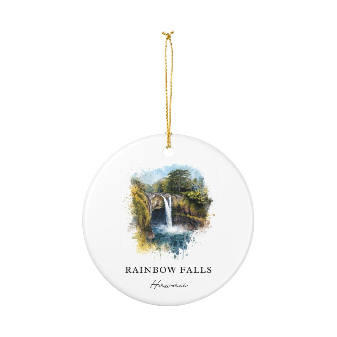 Rainbow Falls Ornament: Unique Rainbow Falls Souvenir, Rainbow Falls Xmas Decor, and Authentic Rainbow Falls Gift