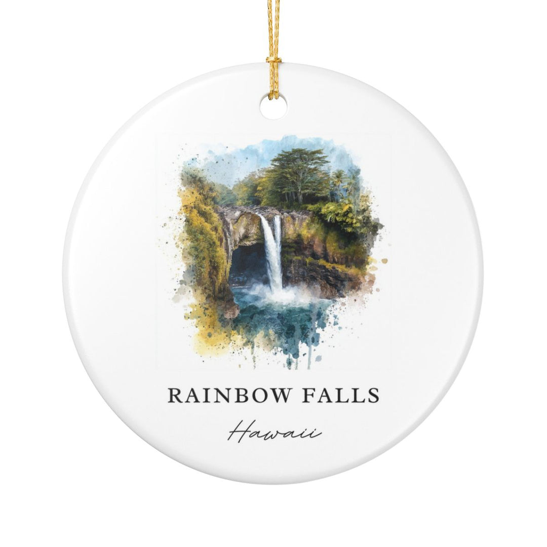 Rainbow Falls Ornament: Unique Rainbow Falls Souvenir, Rainbow Falls Xmas Decor, and Authentic Rainbow Falls Gift