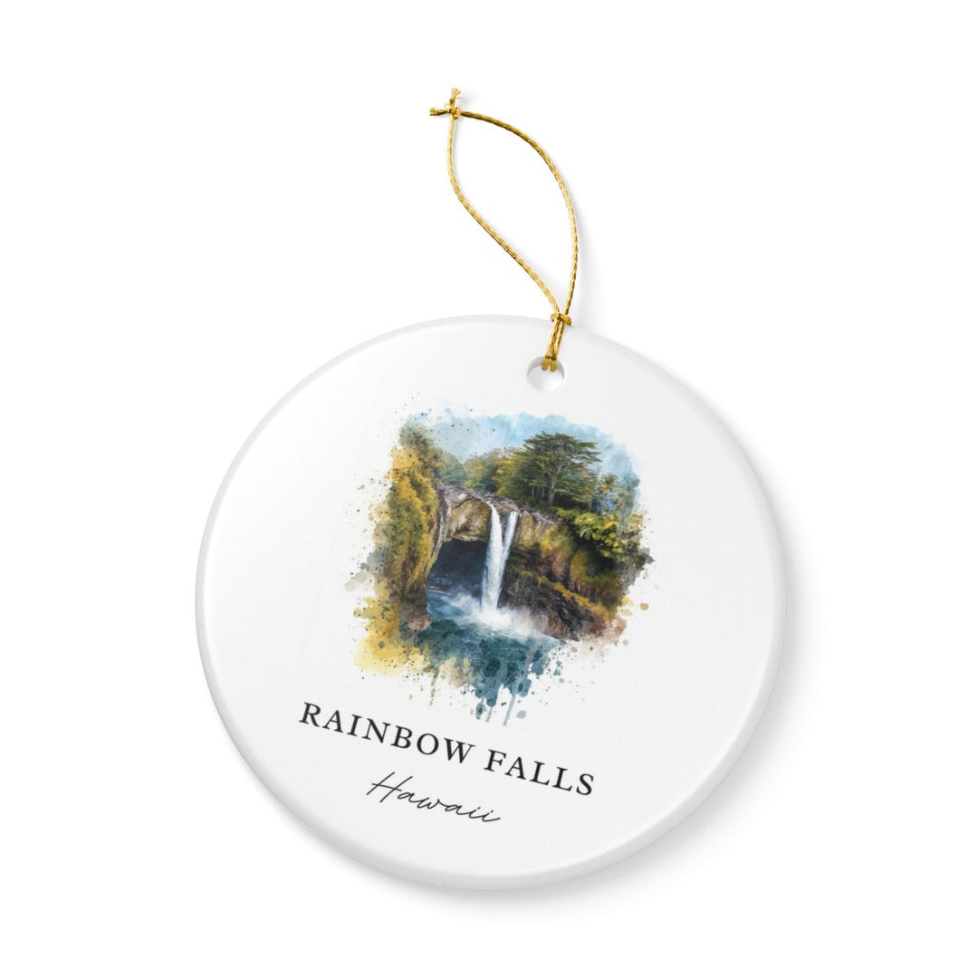 Rainbow Falls Ornament: Unique Rainbow Falls Souvenir, Rainbow Falls Xmas Decor, and Authentic Rainbow Falls Gift