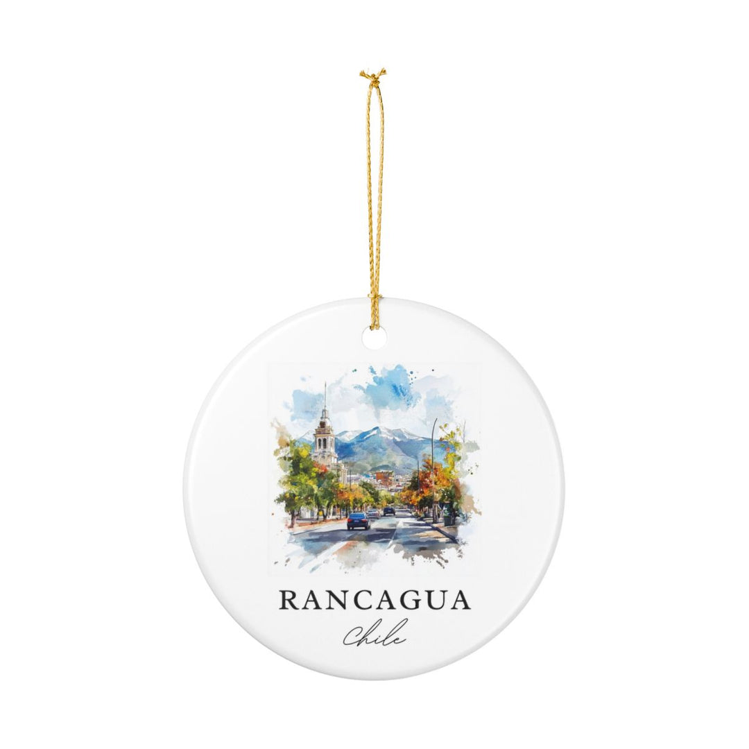 Rancagua Chile Ornament: Unique Rancagua Souvenir, Rancagua Chile Xmas Decor, and Authentic Rancagua Gift