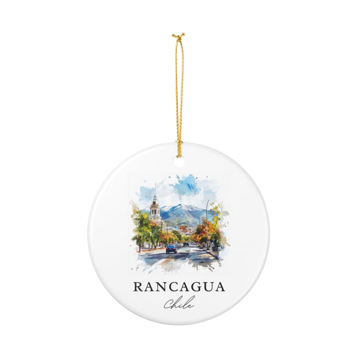 Rancagua Chile Ornament: Unique Rancagua Souvenir, Rancagua Chile Xmas Decor, and Authentic Rancagua Gift