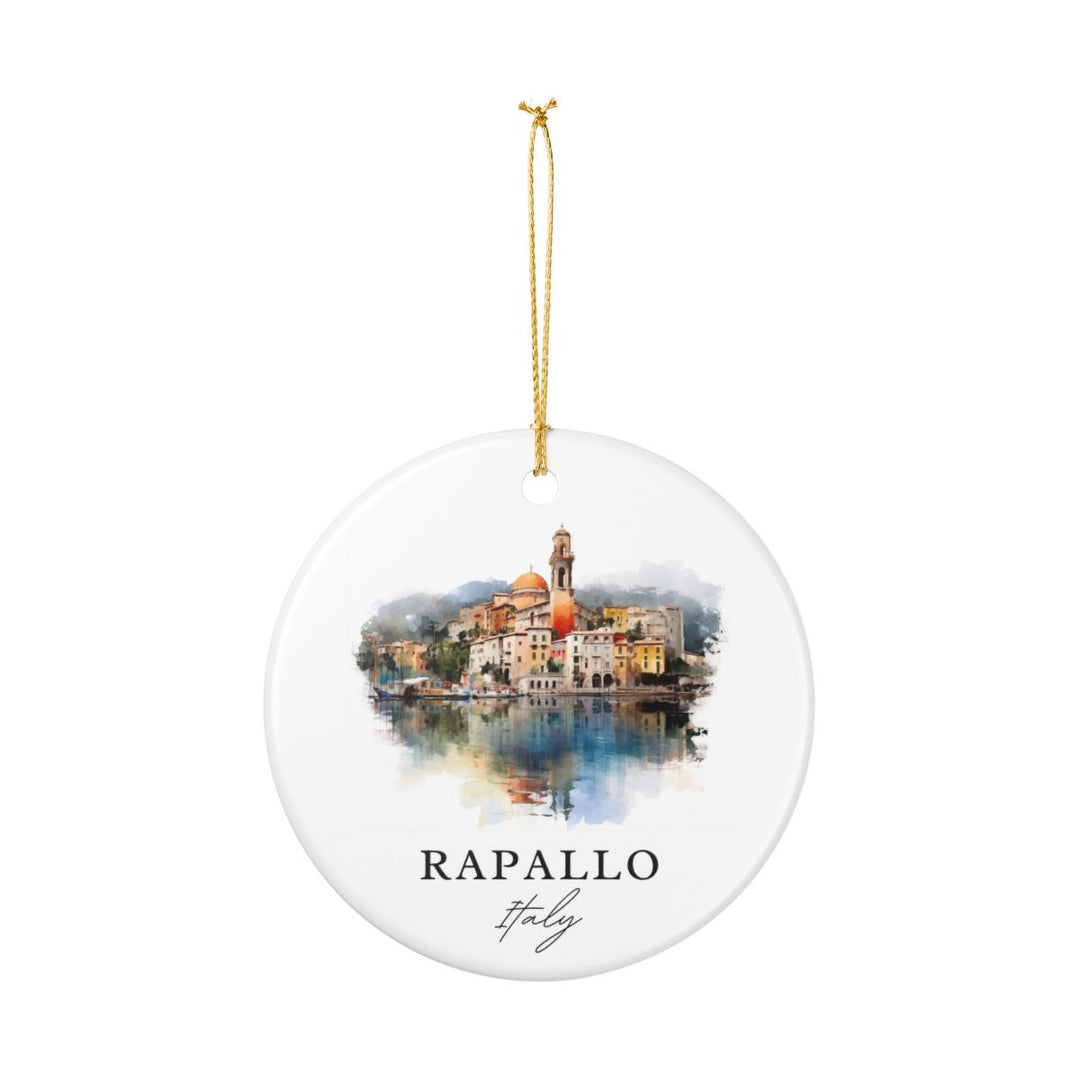 Rapallo Italy Ornament: Unique Rapallo Italy Souvenir, Rapallo Italy Xmas Decor, and Authentic Rapallo Italy Gift