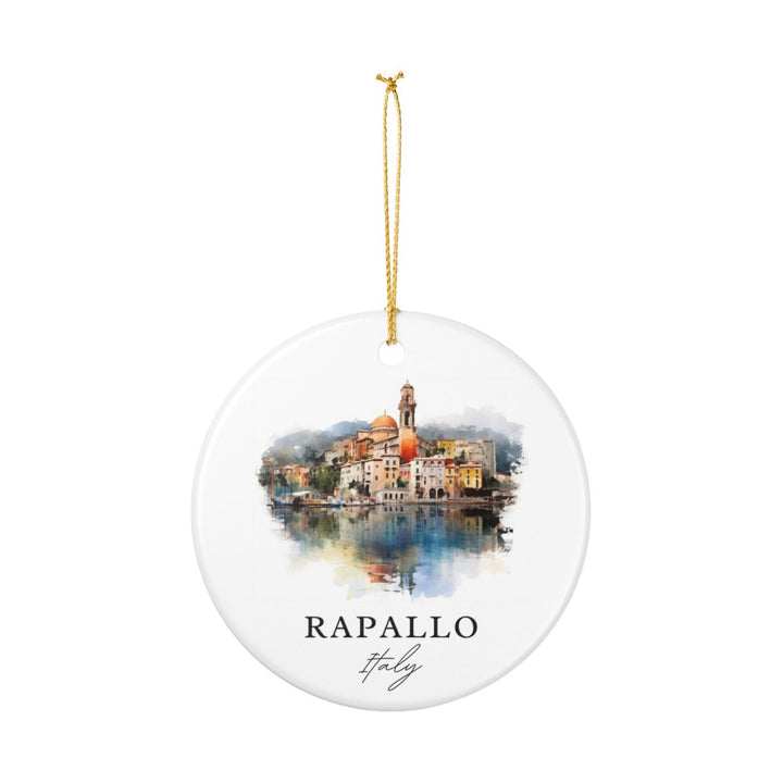 Rapallo Italy Ornament: Unique Rapallo Italy Souvenir, Rapallo Italy Xmas Decor, and Authentic Rapallo Italy Gift