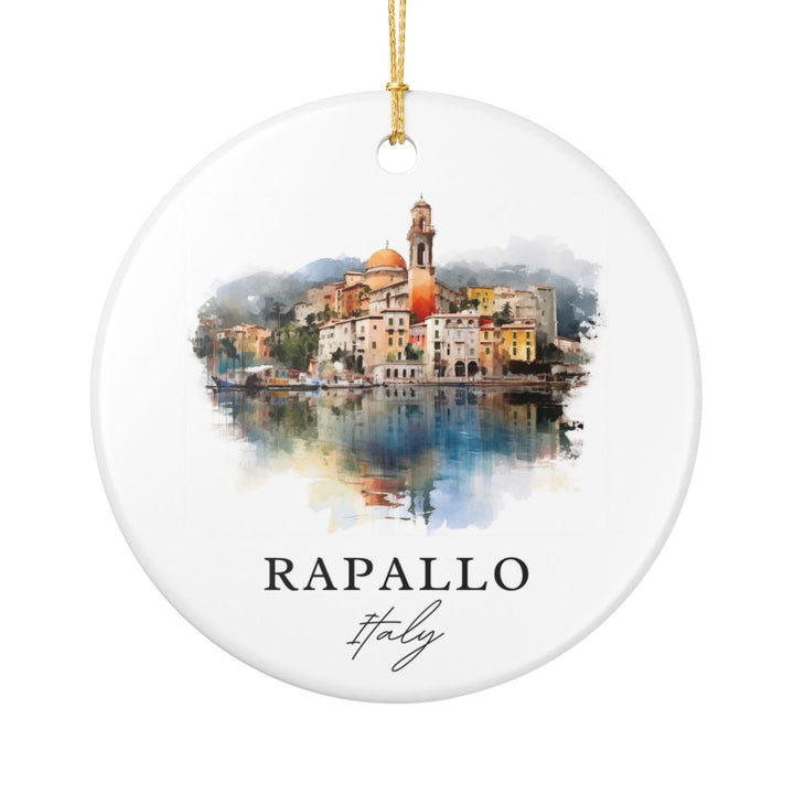 Rapallo Italy Ornament: Unique Rapallo Italy Souvenir, Rapallo Italy Xmas Decor, and Authentic Rapallo Italy Gift
