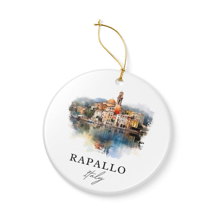 Rapallo Italy Ornament: Unique Rapallo Italy Souvenir, Rapallo Italy Xmas Decor, and Authentic Rapallo Italy Gift