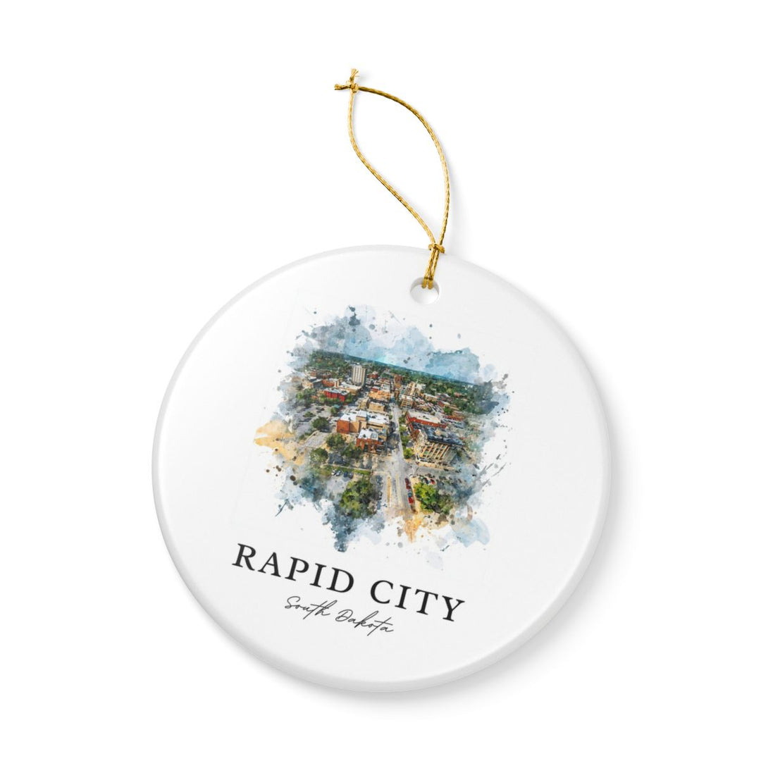 Rapid City South Dakota A Ornament: Unique Rapid City South Dakota A Souvenir, Rapid City South Dakota A Xmas Decor