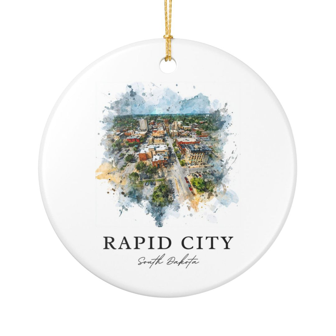 Rapid City South Dakota A Ornament: Unique Rapid City South Dakota A Souvenir, Rapid City South Dakota A Xmas Decor