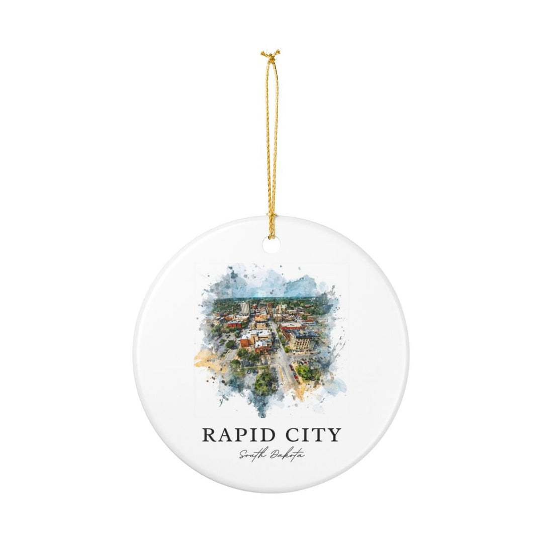 Rapid City South Dakota A Ornament: Unique Rapid City South Dakota A Souvenir, Rapid City South Dakota A Xmas Decor