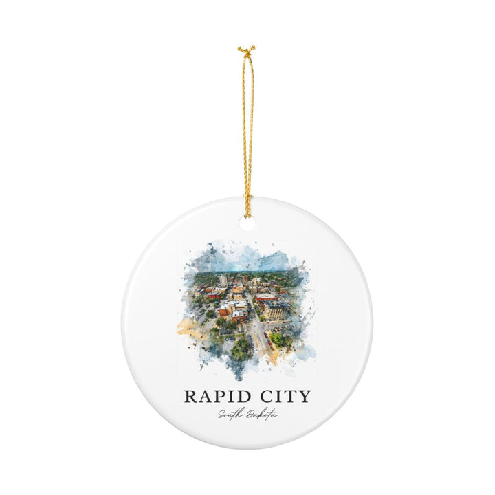 Rapid City South Dakota A Ornament: Unique Rapid City South Dakota A Souvenir, Rapid City South Dakota A Xmas Decor