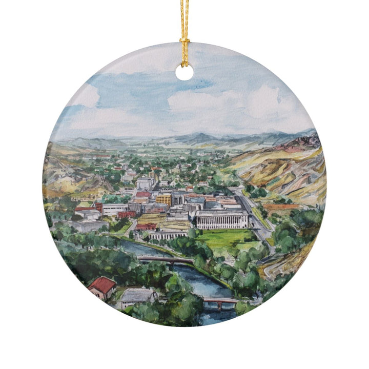Rapid City South Dakota USA Ornament: Unique Rapid City Souvenir, Rapid City South Dakota Xmas Decor, and Authentic Rapid City Gift