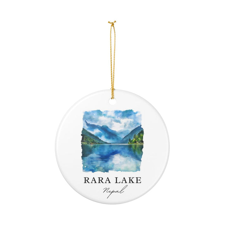 Rara Lake Nepal Ornament: Unique Rara Lake Souvenir, Rara Lake Nepal Xmas Decor, and Authentic Rara Lake Gift