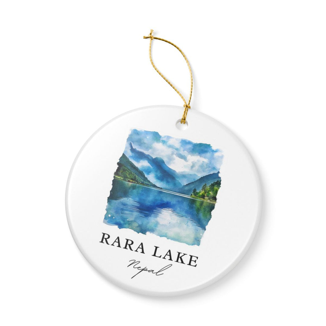 Rara Lake Nepal Ornament: Unique Rara Lake Souvenir, Rara Lake Nepal Xmas Decor, and Authentic Rara Lake Gift
