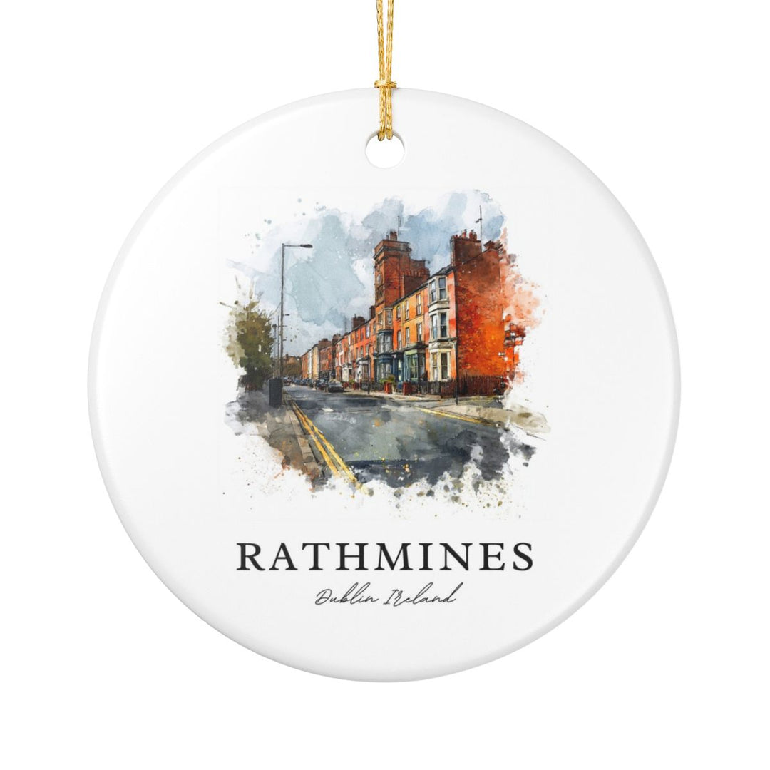 Rathmines Dublin Ireland Ornament: Unique Rathmines Dublin Ireland Souvenir, Rathmines Dublin Ireland Xmas Decor