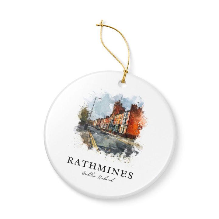 Rathmines Dublin Ireland Ornament: Unique Rathmines Dublin Ireland Souvenir, Rathmines Dublin Ireland Xmas Decor