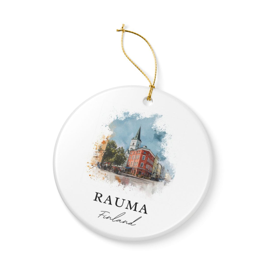 Rauma Finland Ornament: Unique Rauma Souvenir, Rauma Finland Xmas Decor, and Authentic Rauma Gift