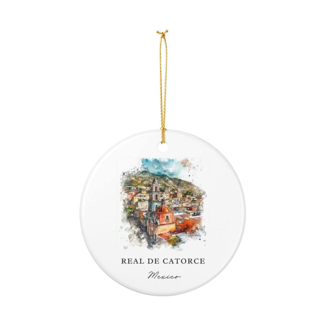 Real de Catorce Mexico Ornament: Unique Real de Catorce Souvenir, Real de Catorce Mexico Xmas Decor, and Authentic Real de Catorce Gift